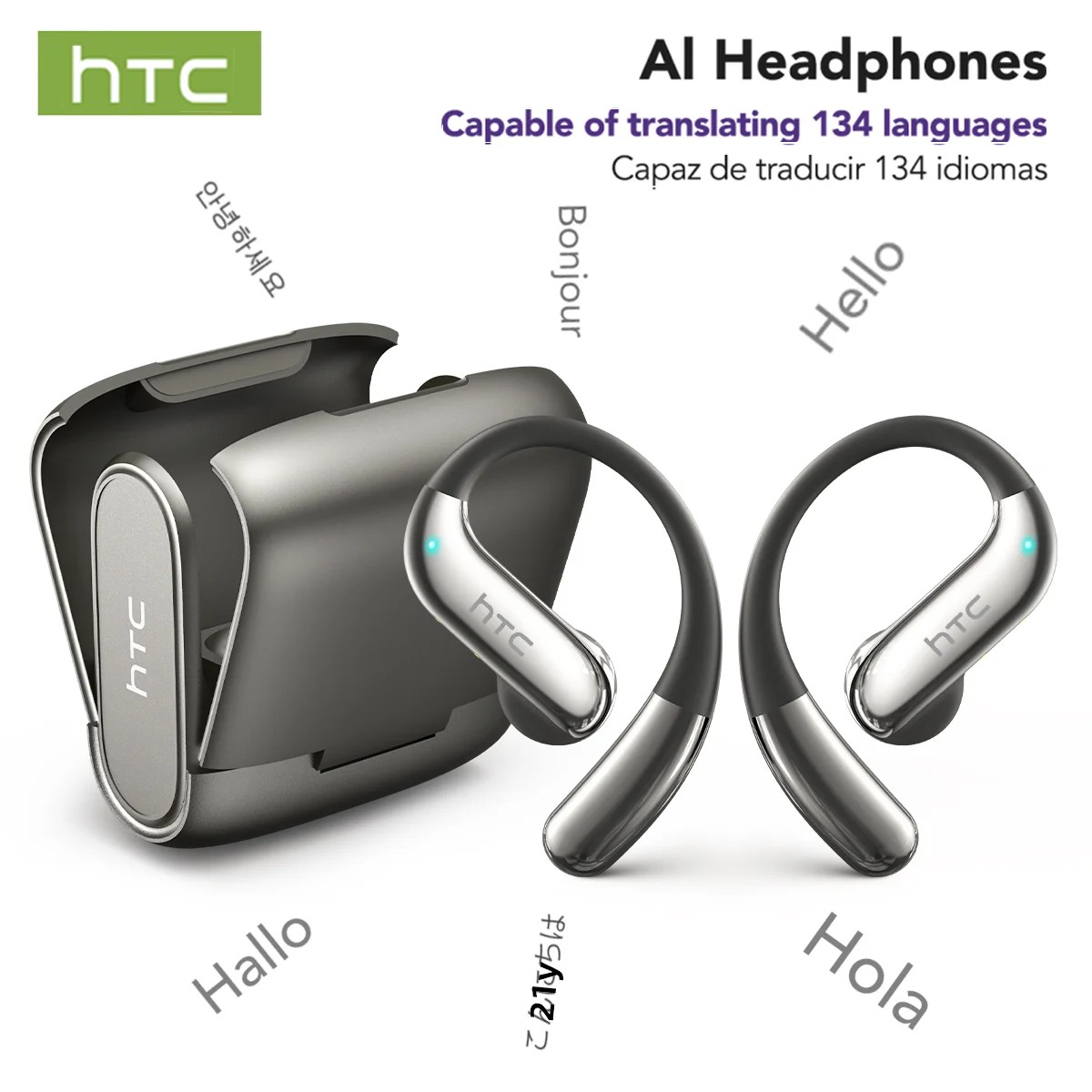 Wired Earphone Lightning - HTC NE23 Bluetooth V6.0-oortelefoon OWS Sport