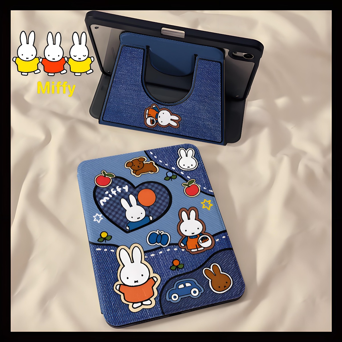 Tablet Accessories Case - Kawaii Nijntje Konijn Tablet Case Ballon