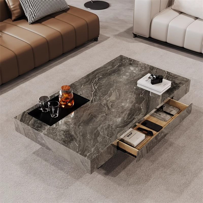Unique Table Accessories - Eenvoudige luxe salontafels Moderne rechthoek Premium