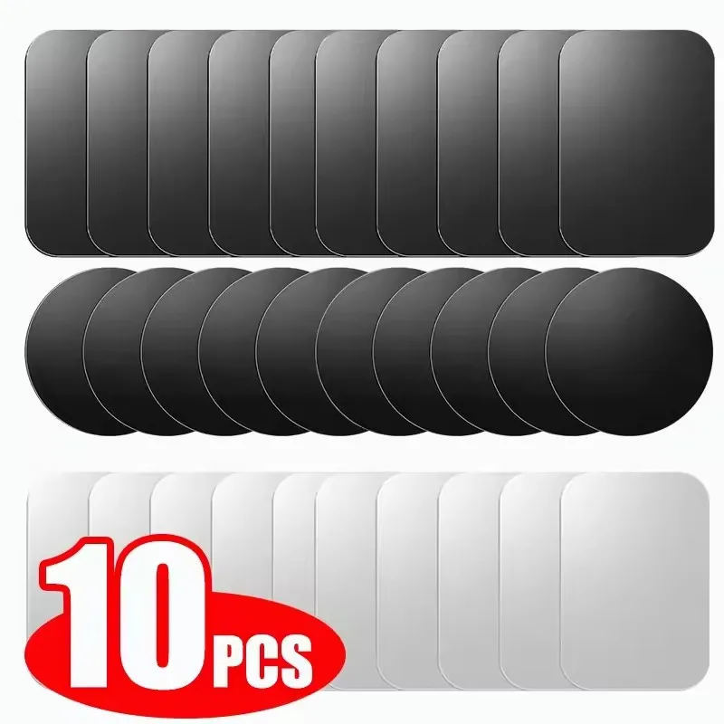 Essential Tablet Accessories - 5/10 stuks magnetische metalen plaatjes, auto