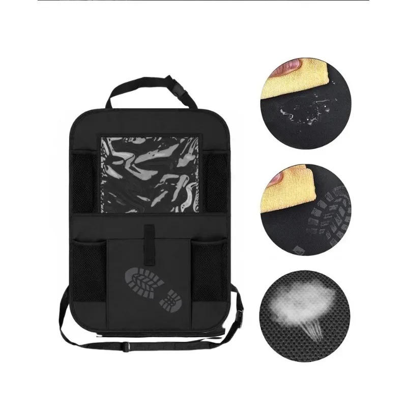Tablet Car Accessories - Autostoel-organizer met 10 opbergvakken en touchscreen-tablethouder,