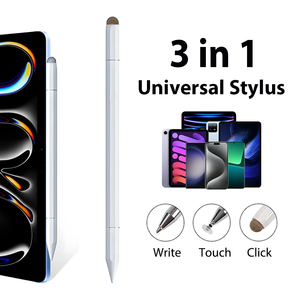Samsung Tablet Drawing Accessories - 3-in-1 universele magnetische stylus pen voor