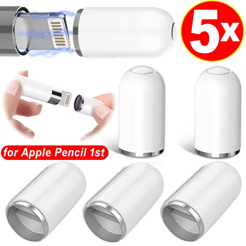 Essential Tablet Accessories - Magnetische potlooddoppen voor Apple Pencil 1