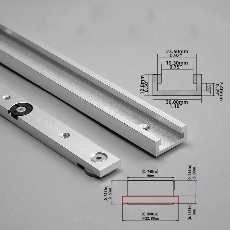 Tablet Accessories Kit - 2-delige T-Track & Miter Track Jig