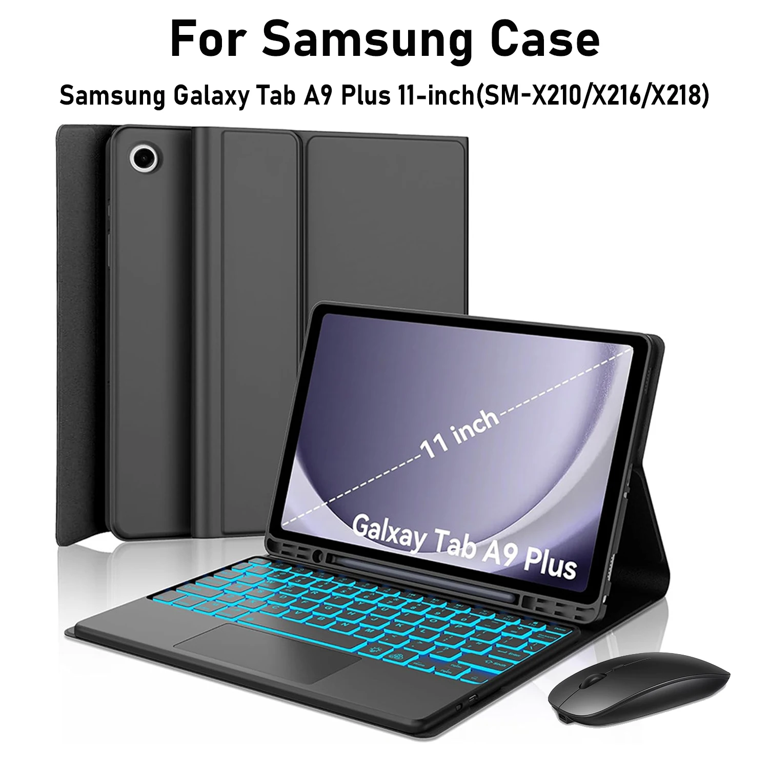 Samsung Tablet A9 Accessories - Toetsenbordhoes voor Samsung Galaxy Tab A9