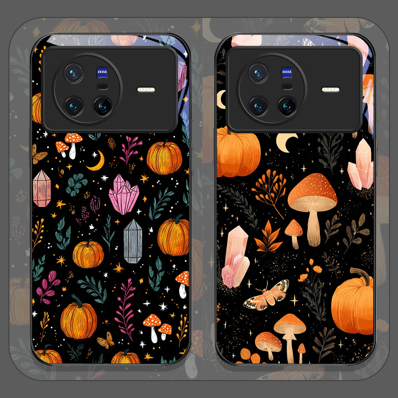 Oppo Reno 12 - Creatieve telefoonhoes van gehard glas met