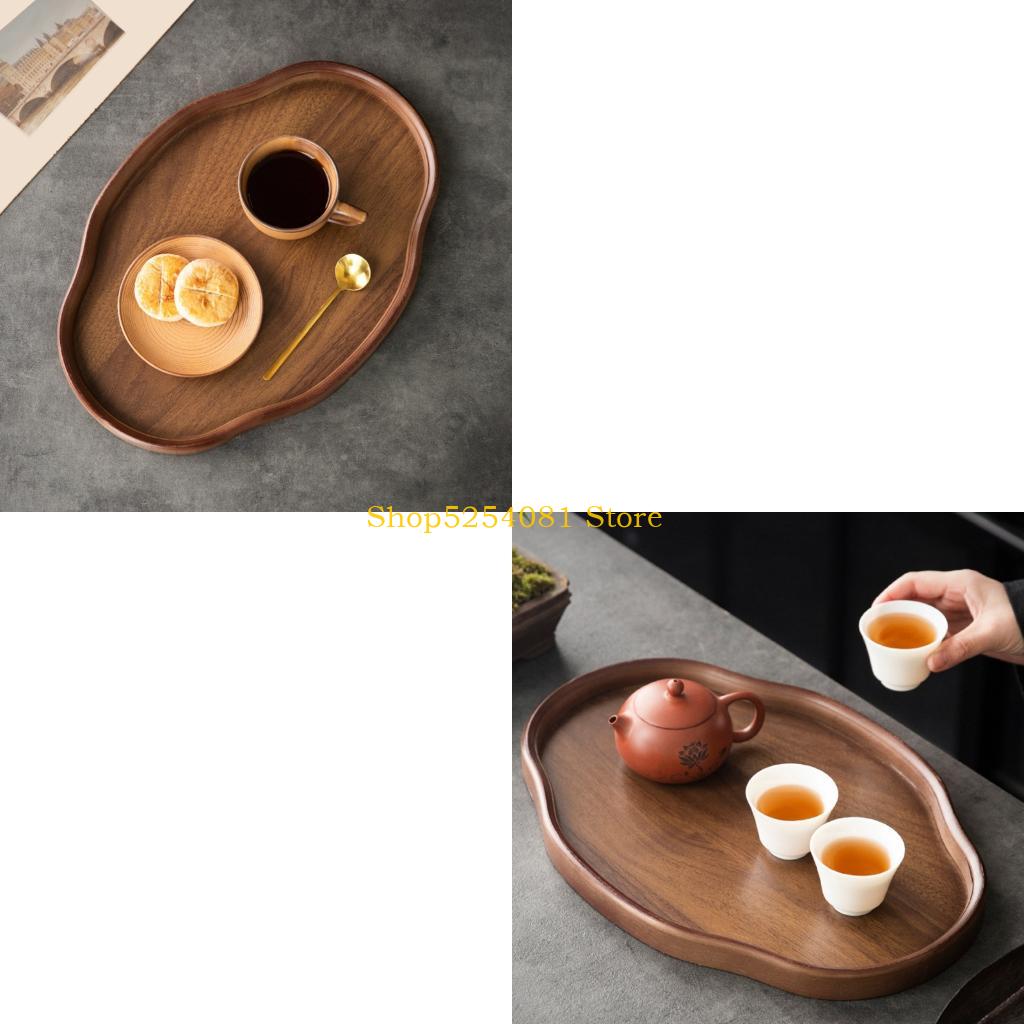 Unique Table Accessories - AXYC Getextureerde Houten Snacks Serveerplank Decoratief