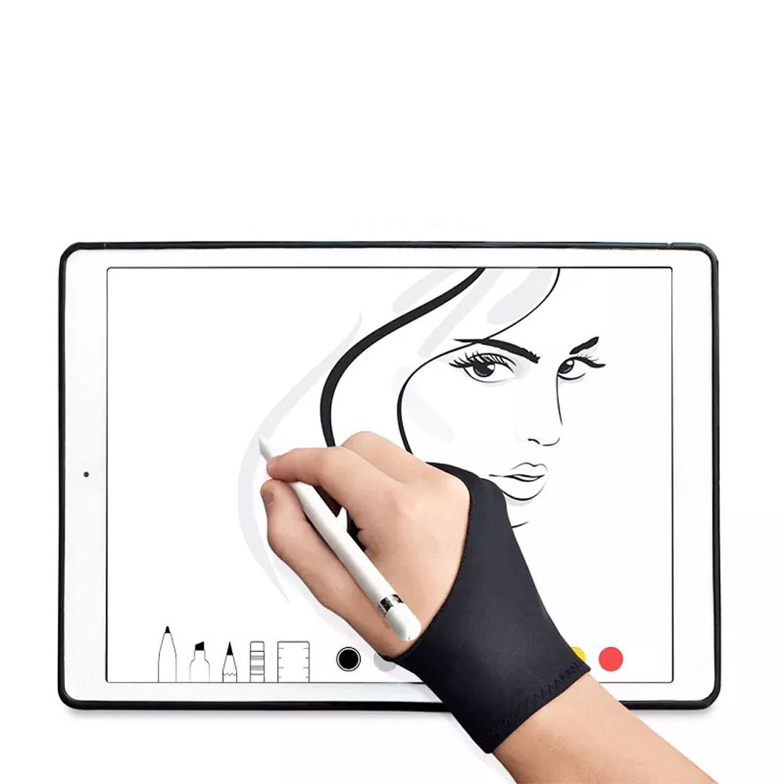 2 stuks tekenhandschoenen voor - Drawing Glove Artist recensie en prijs