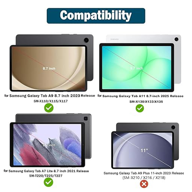 Kids EVA Stand Case voor Samsu - Samsung Tablet A9 Accessories recensie en prijs