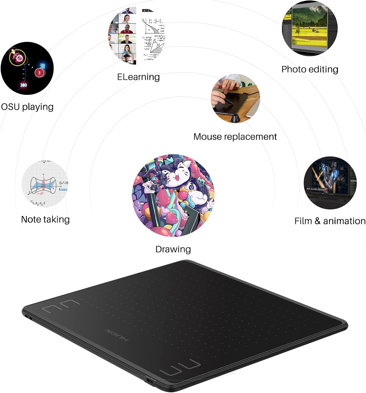 HUION HS64 Grafische Tablet 6  - Graphic Tablet Accessories recensie en prijs