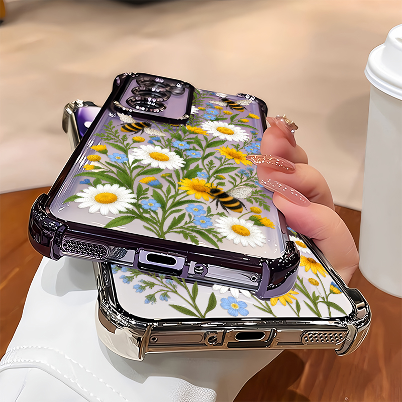 Schattige hoes met bloemenmoti - Oppo Reno 12 recensie en prijs
