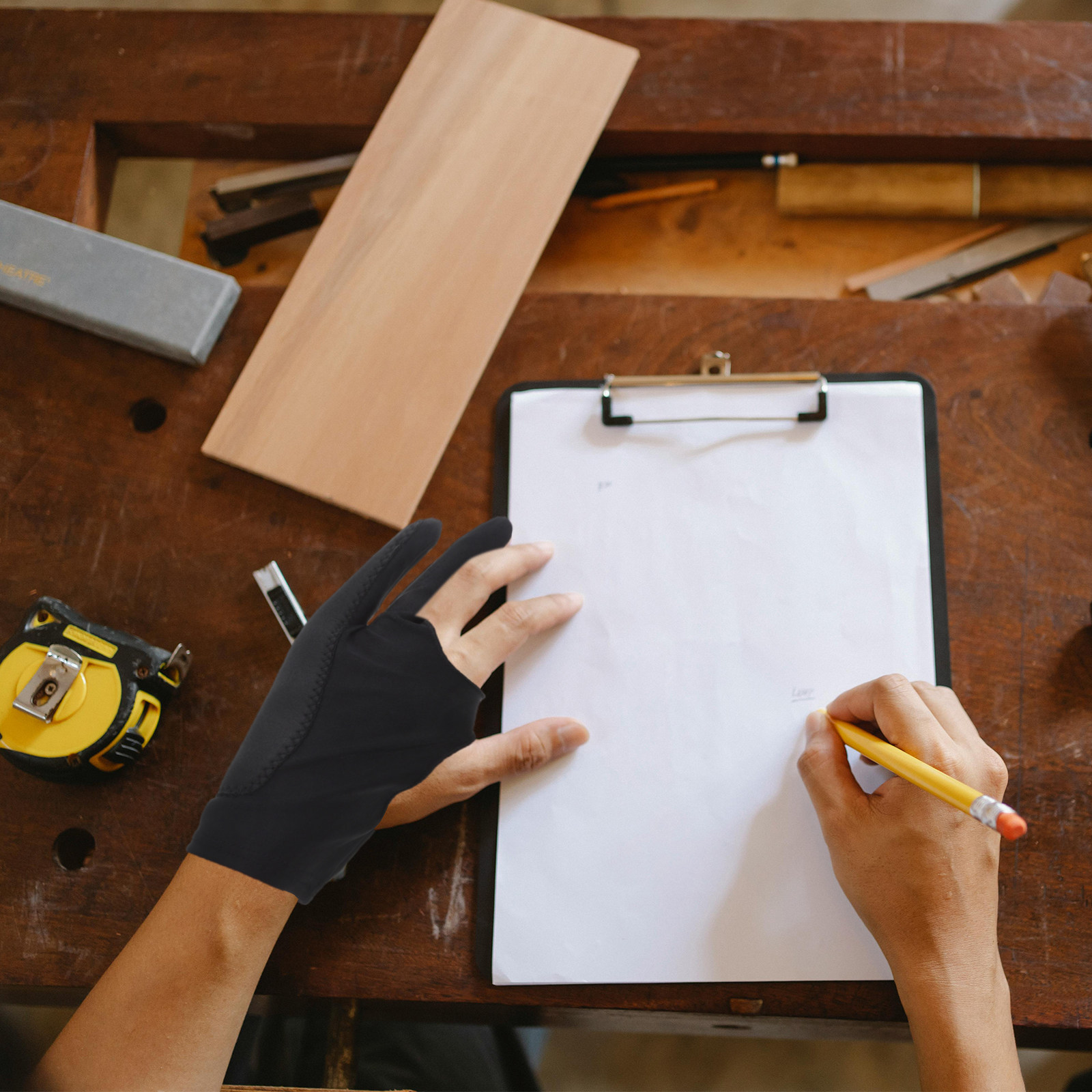 1 paar tekenhandschoenen, twee - Drawing Glove Artist recensie en prijs
