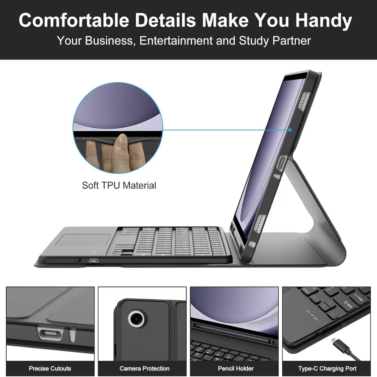 Case voor Samsung Galaxy Tab A - Samsung Tablet A9 Accessories recensie en prijs