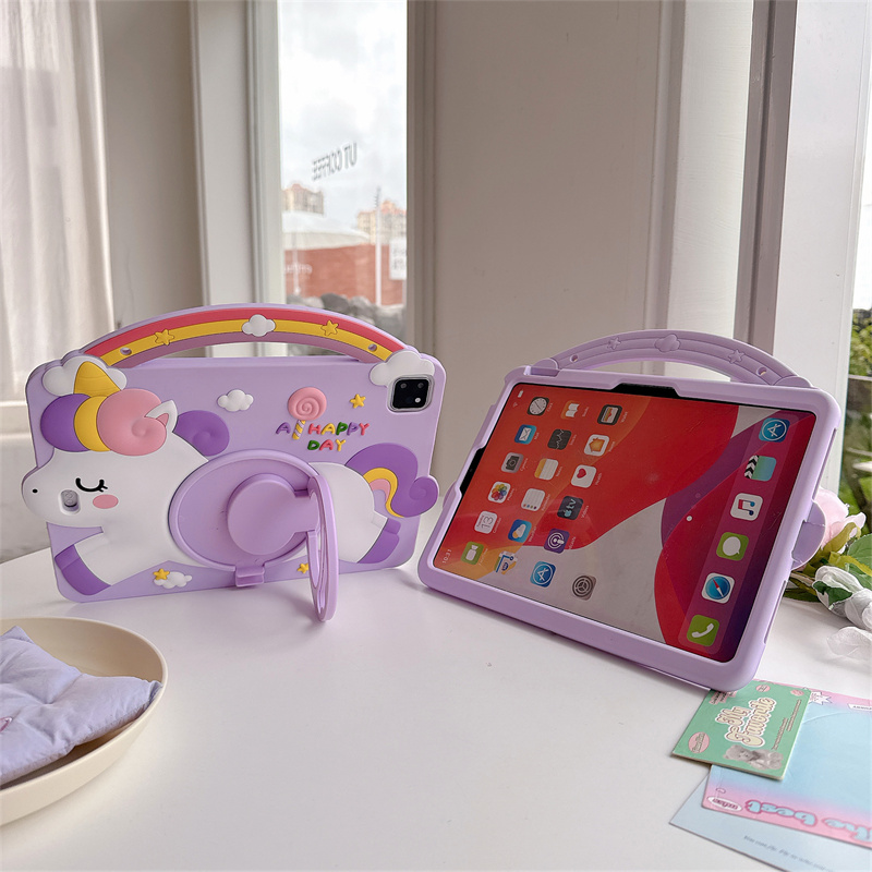 Cartoon Eenhoorn Kids Stand Ta - Samsung Tablet A9 Accessories recensie en prijs