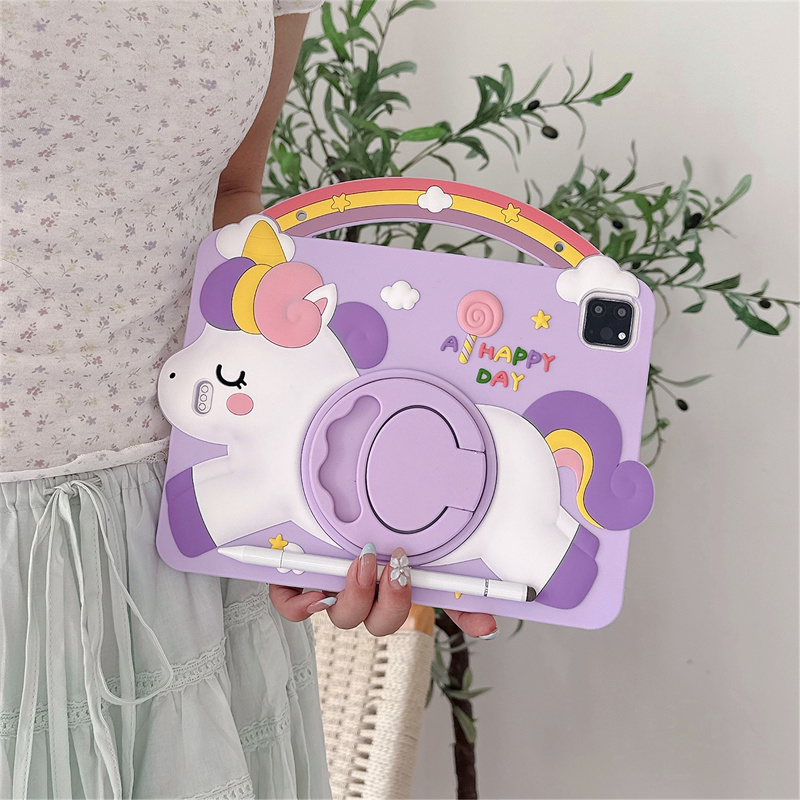 Cartoon Eenhoorn Kids Stand Ta - Samsung Tablet A9 Accessories recensie en prijs