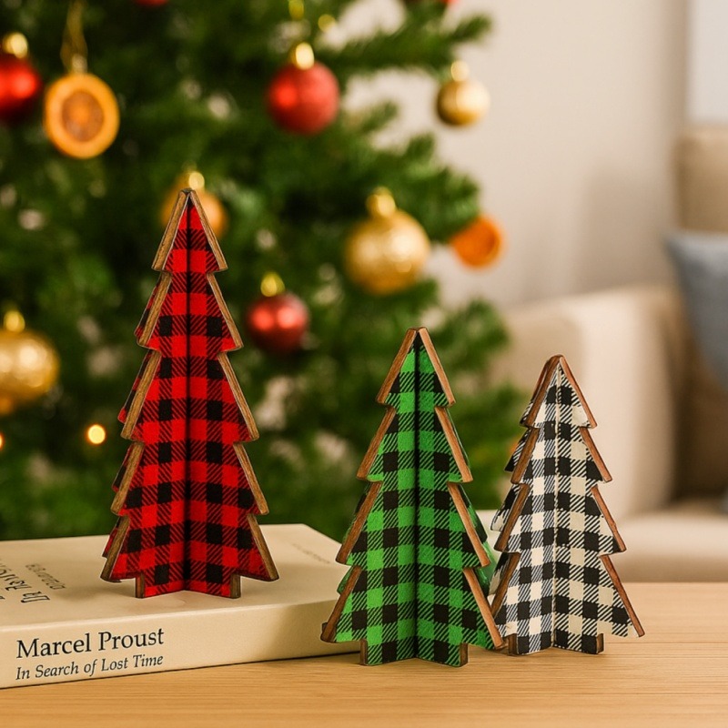 3-delig kerstdecor geruite hou - Tablet Accessories Kit recensie en prijs