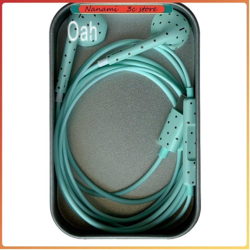Oah Polka Dot Bedrade Oordopje - Wired Earphone Lightning recensie en prijs