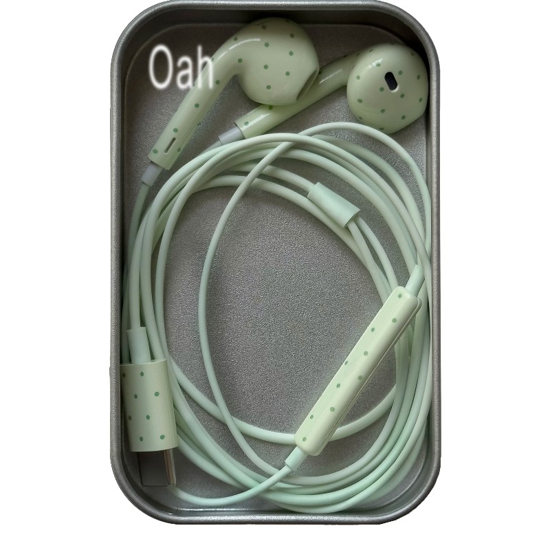 Oah Polka Dot Bedrade Oordopje - Wired Earphone Lightning recensie en prijs
