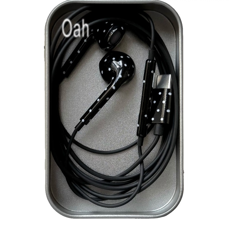 Oah Polka Dot Bedrade Oordopje - Wired Earphone Lightning recensie en prijs