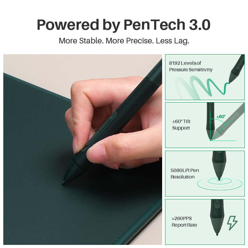 Huion Inspiroy 2 M H951P grafi - Graphic Tablet Accessories recensie en prijs